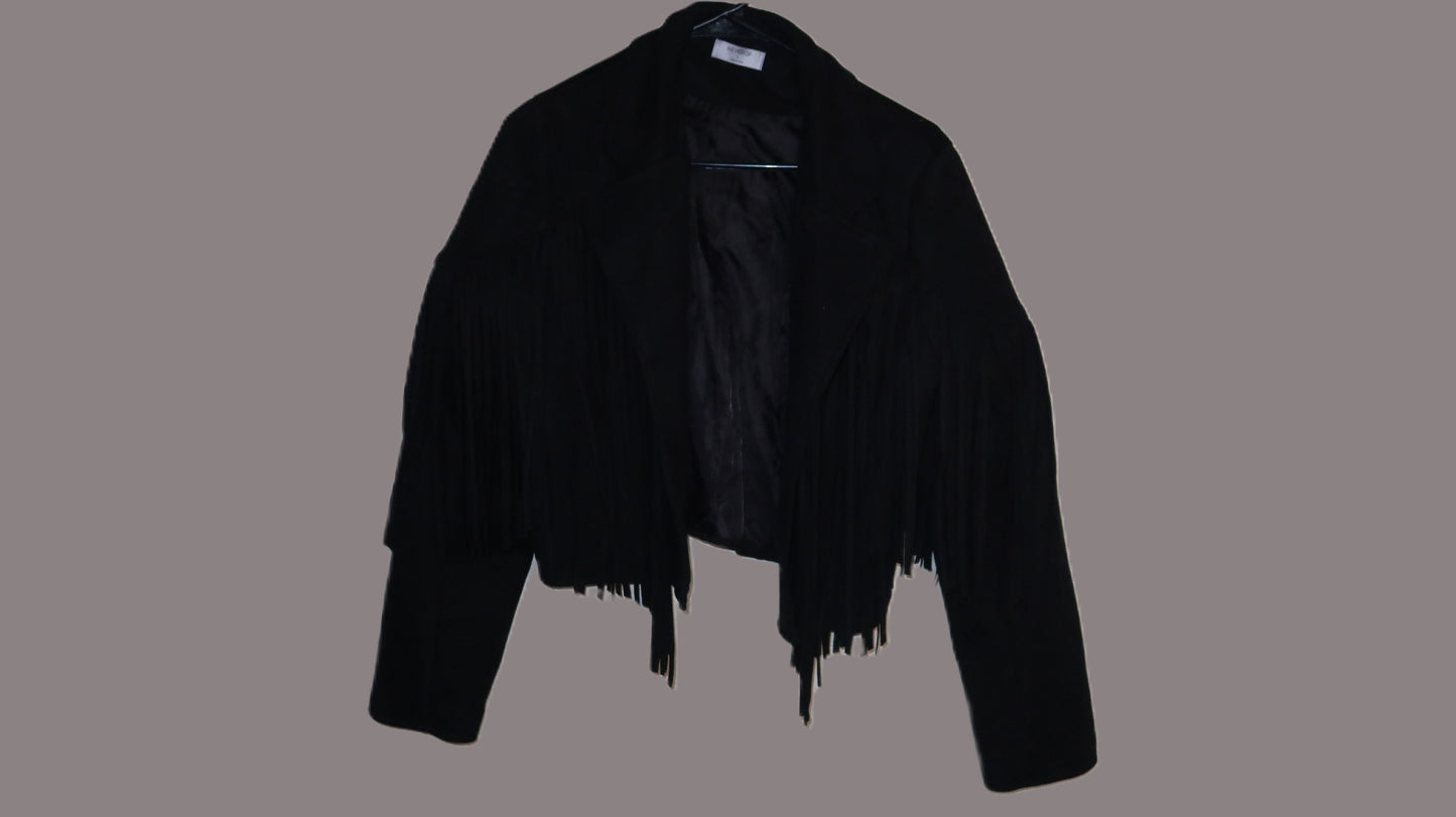 Suede Fringe Jacket