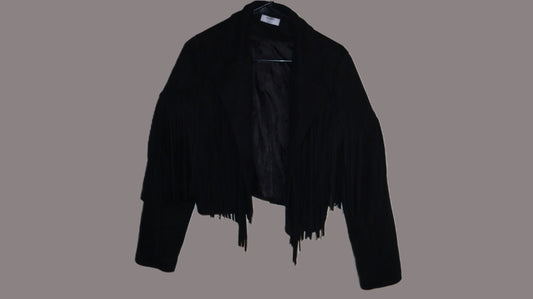 Suede Fringe Jacket